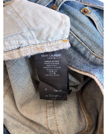 Saint Laurent D21 Light Blue Stone Washed Denim Jeans