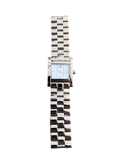 Balenciaga Vintage White Dial Square Case Stainless Steel Quartz Watch