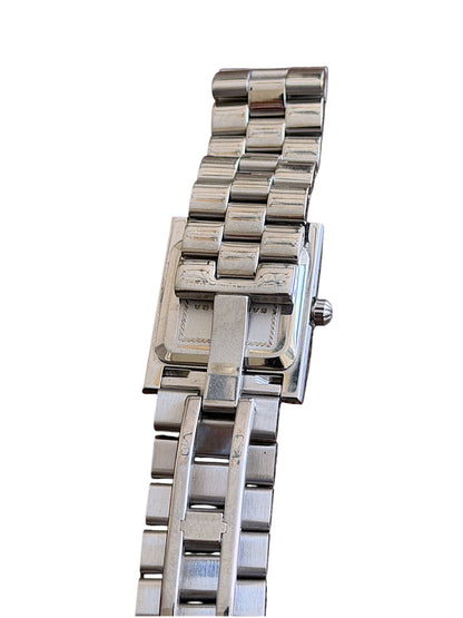 Balenciaga Vintage White Dial Square Case Stainless Steel Quartz Watch