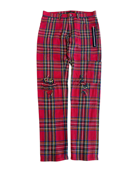 Undercover SS05 "But Beautiful II" Plaid Tartan Punk Pants