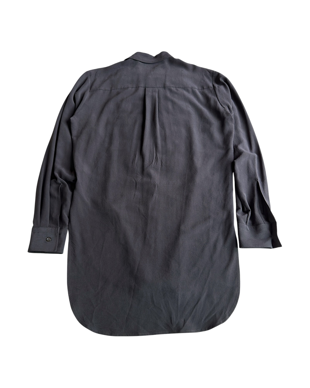 Bottega Veneta Pre Fall 2020 Padded Bib Silk Button Up Tunic Shirt
