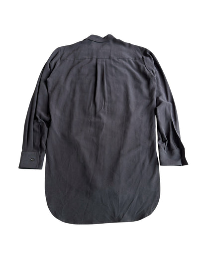 Bottega Veneta Pre Fall 2020 Padded Bib Silk Button Up Tunic Shirt