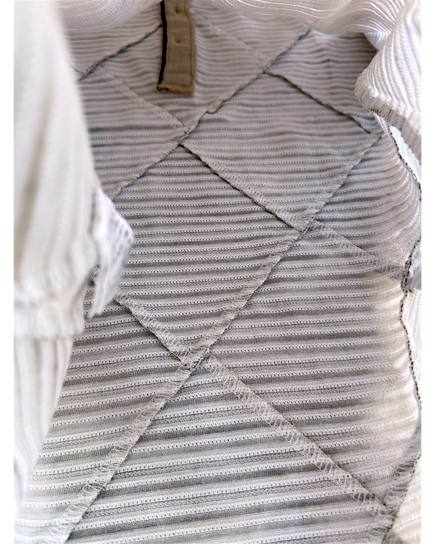 Tornado Mart Diamond Quilted Tie-Dye Knit Polo Shirt