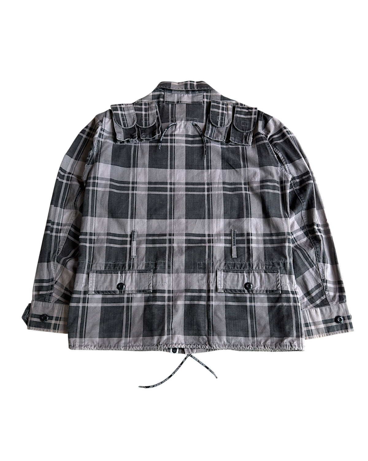 Bape FW09 Multi-Pocket Utility Cargo Plaid Hiker Jacket