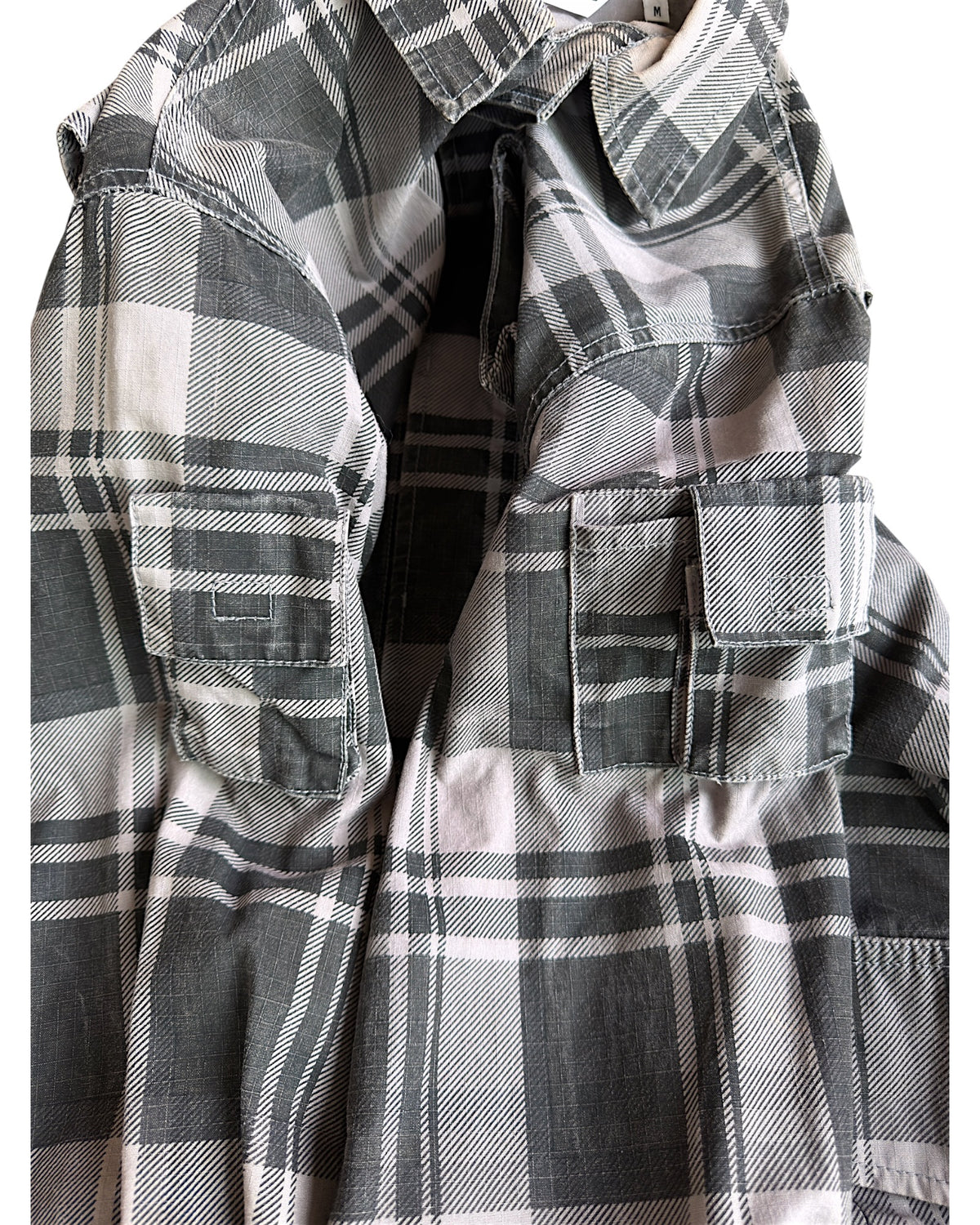 Bape FW09 Multi-Pocket Utility Cargo Plaid Hiker Jacket