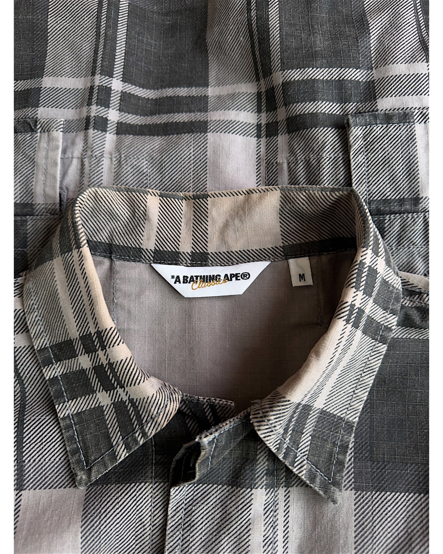 Bape FW09 Multi-Pocket Utility Cargo Plaid Hiker Jacket