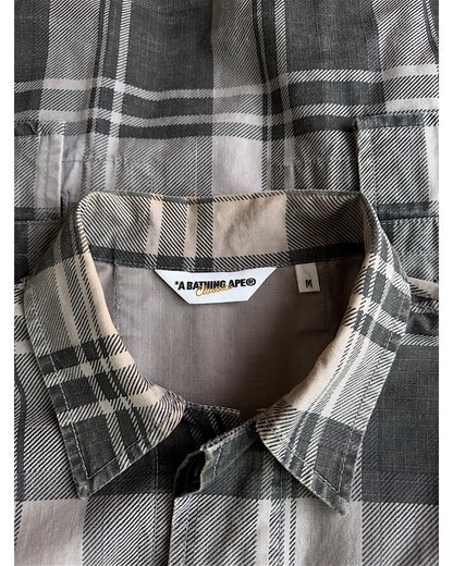 Bape FW09 Multi-Pocket Utility Cargo Plaid Hiker Jacket