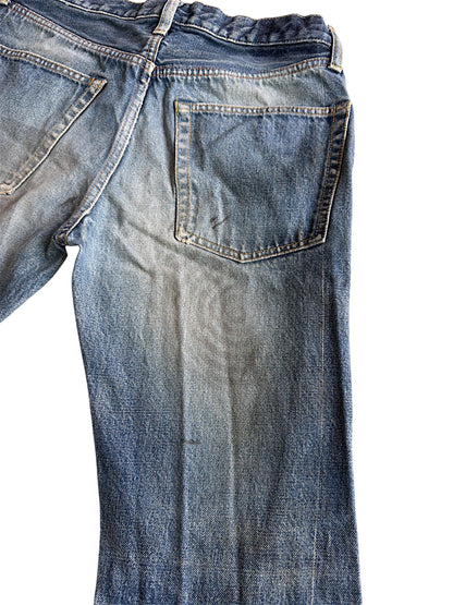 Undercover SS06 "T" Chuuut! Dirt Wash Stitches Raw Selvedge Denim Jeans