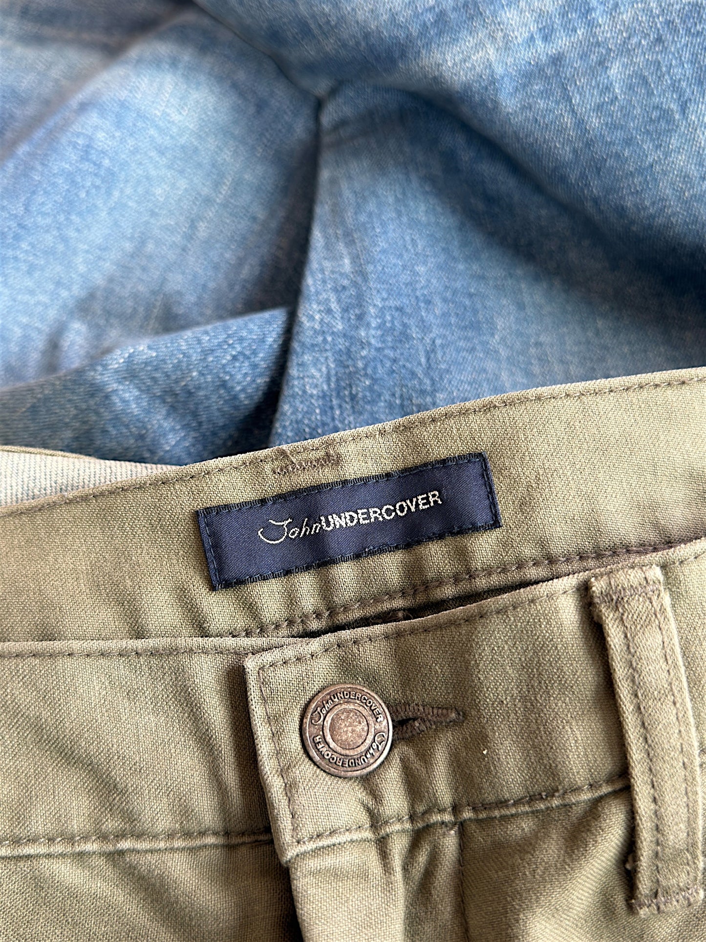 JohnUndercover Hybrid Chino Slim Denim Jeans