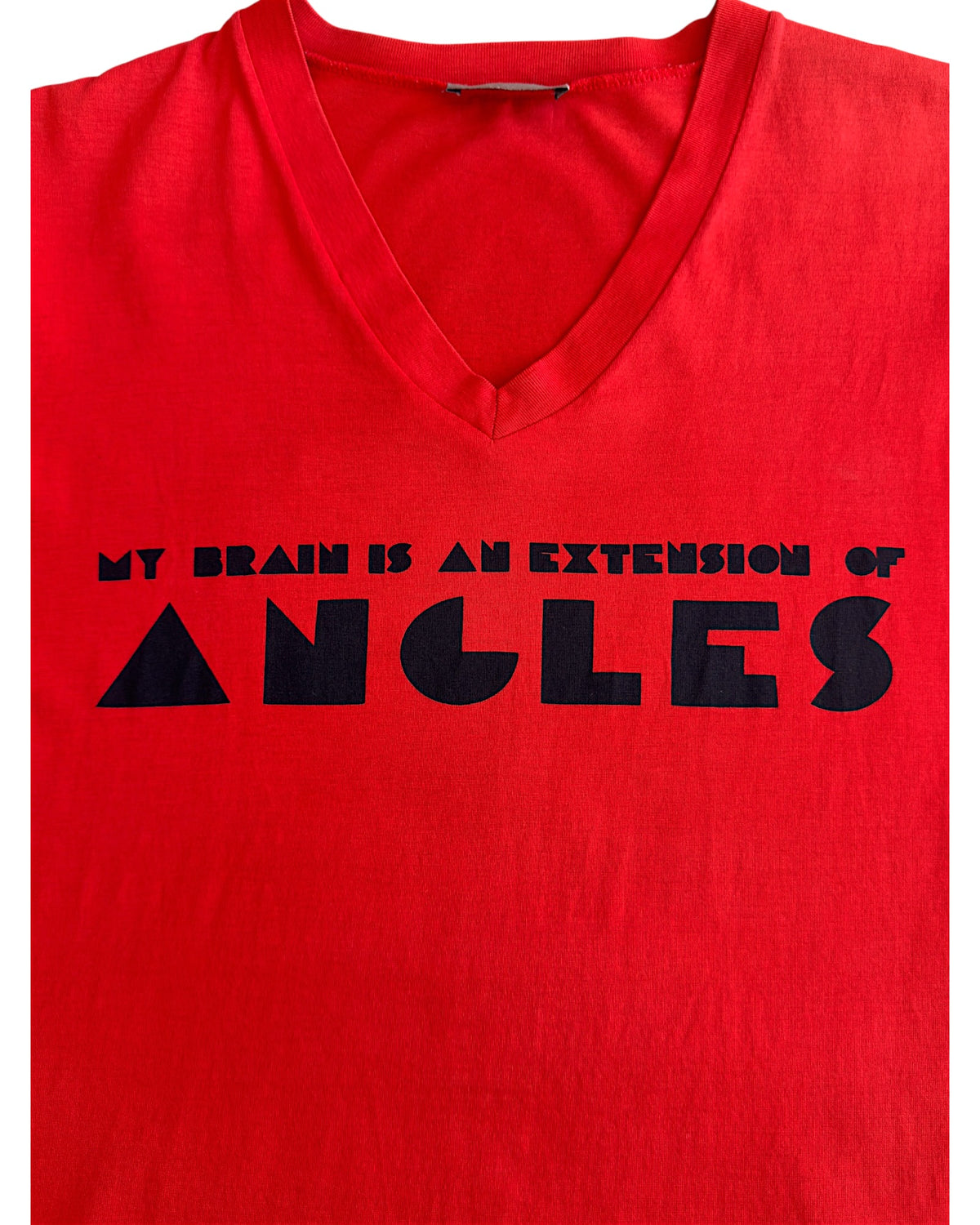 Dior Homme FW09 My Brain Is An Extension of Angles V-Neck T-Shirt