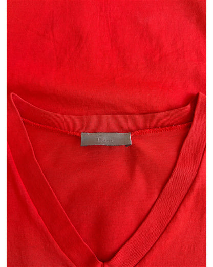 Dior Homme FW09 My Brain Is An Extension of Angles V-Neck T-Shirt