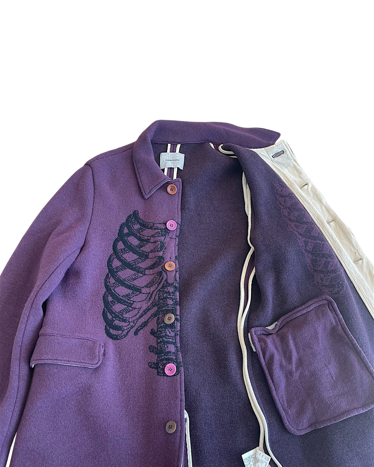 Undercover AW2013 “Anatomicouture” Ribcage Wool Coat