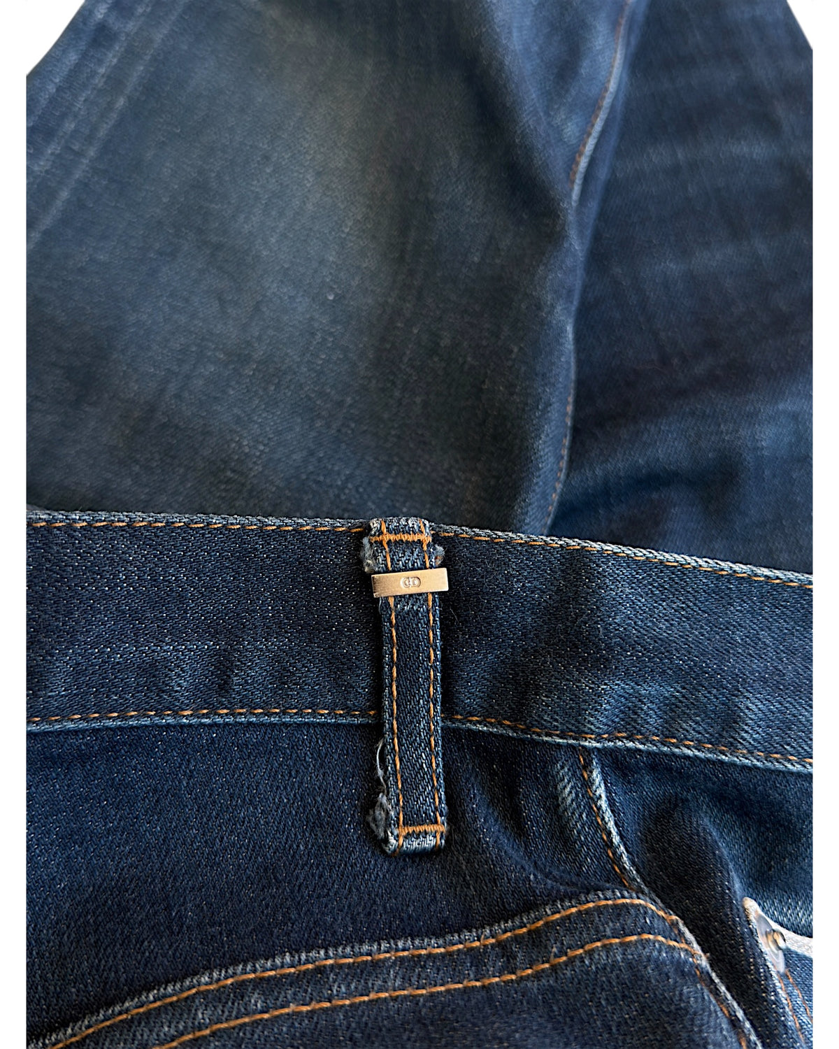 Dior Homme SS10 MIJ Raw Selvedge Indigo Blue Slim Denim Jeans