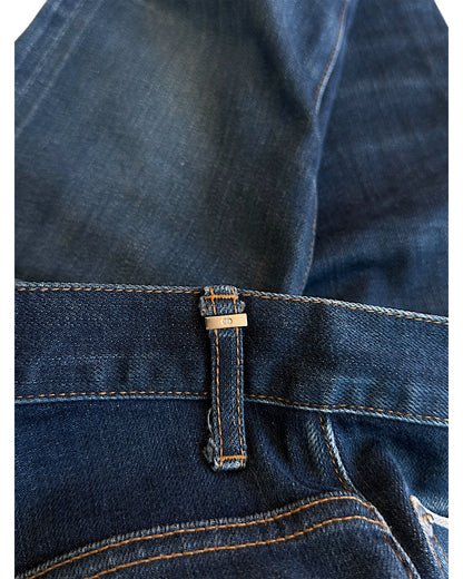 Dior Homme SS10 MIJ Raw Selvedge Indigo Blue Slim Denim Jeans