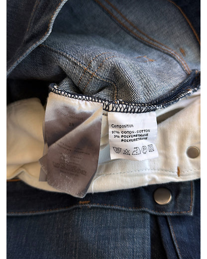 Dior Homme SS10 MIJ Raw Selvedge Indigo Blue Slim Denim Jeans