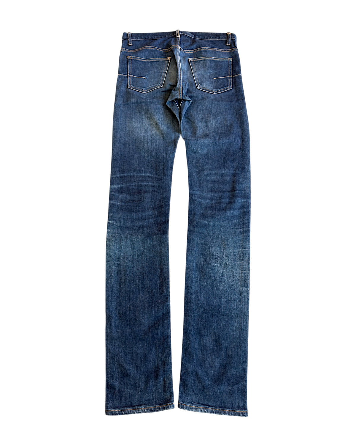 Dior Homme SS10 MIJ Raw Selvedge Indigo Blue Slim Denim Jeans