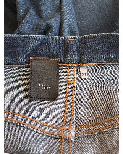 Dior Homme SS10 MIJ Raw Selvedge Indigo Blue Slim Denim Jeans