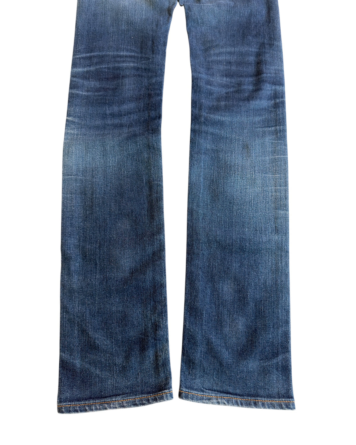 Dior Homme SS10 MIJ Raw Selvedge Indigo Blue Slim Denim Jeans