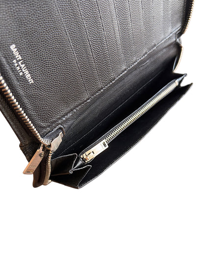 Saint Laurent FW14 Studded Spike Leather Long Wallet