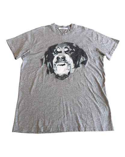 Givenchy Riccardo Tisci Wool Patch Rottweiler T-Shirt