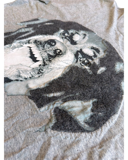 Givenchy Riccardo Tisci Wool Patch Rottweiler T-Shirt