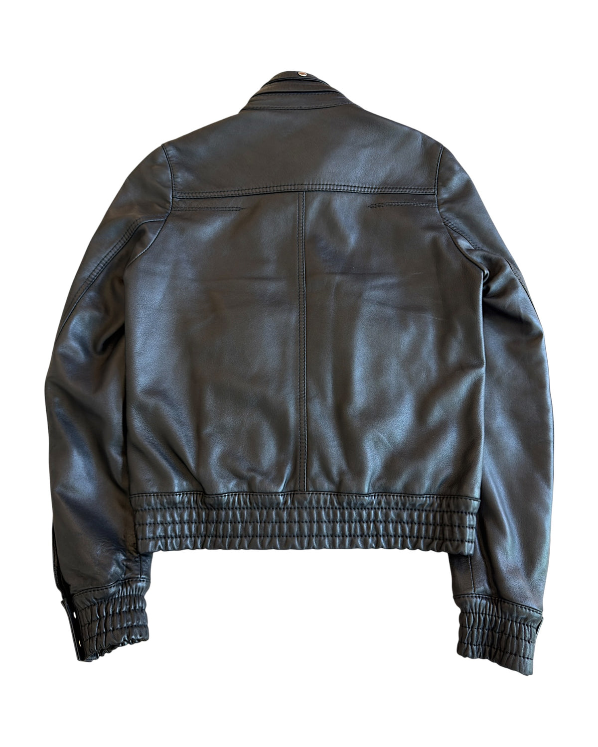Dior Homme FW08 L-Shape Pocket Leather Bomber Jacket