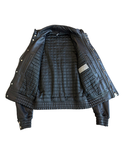 Dior Homme FW08 L-Shape Pocket Leather Bomber Jacket