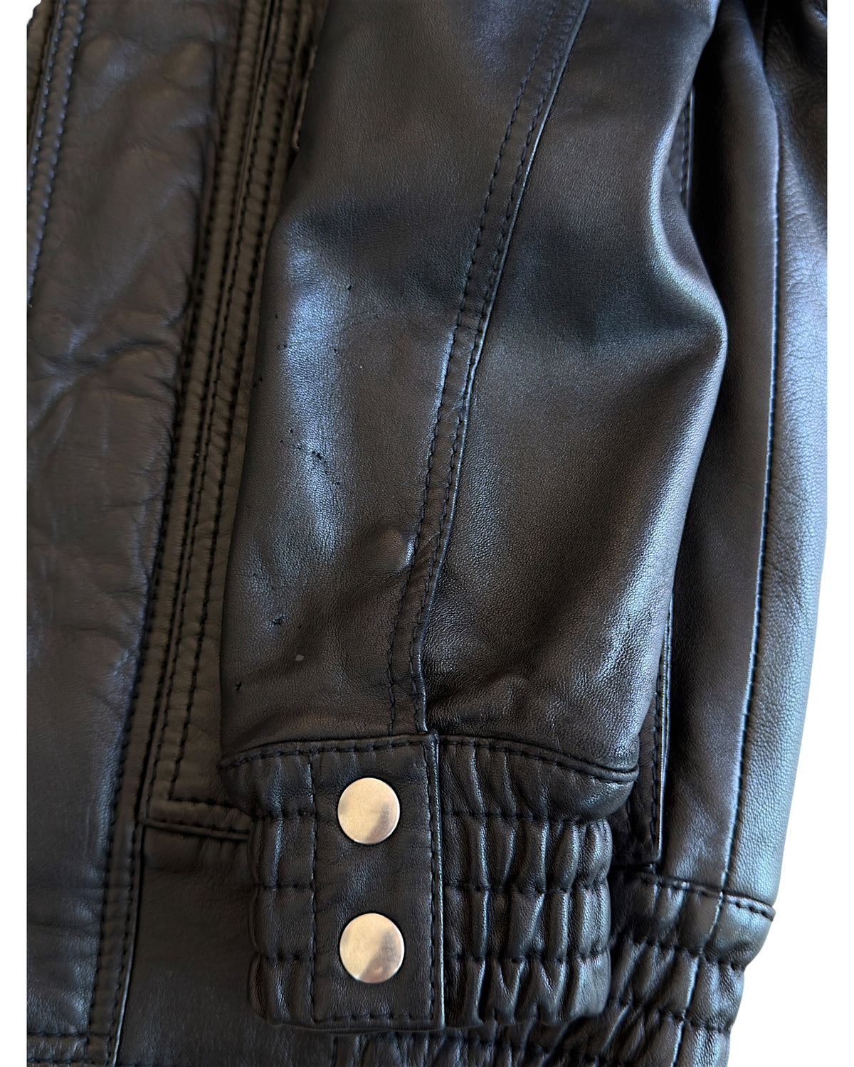 Dior Homme FW08 L-Shape Pocket Leather Bomber Jacket