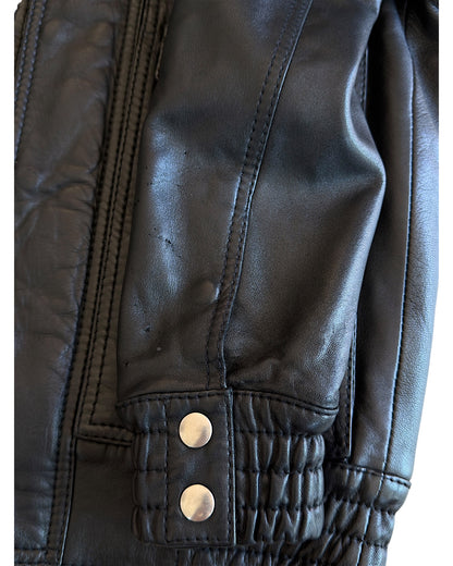 Dior Homme FW08 L-Shape Pocket Leather Bomber Jacket