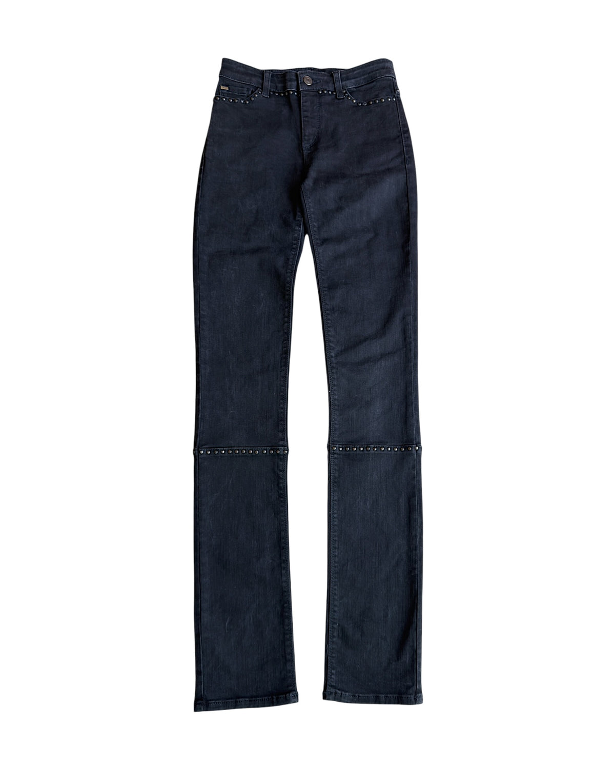 Armani Jeans Round Studded Skinny Stretch Denim