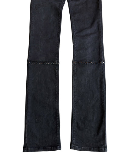 Armani Jeans Round Studded Skinny Stretch Denim