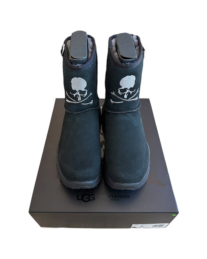 Mastermind World × Ugg Back Zip Skull Embroidered Shearling CA805 Boots