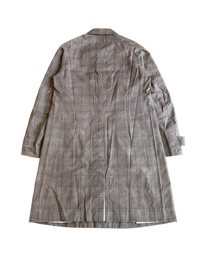 Number (N)ine SS07 "About A Boy" Music Notes Lined Checkered Trench Coat