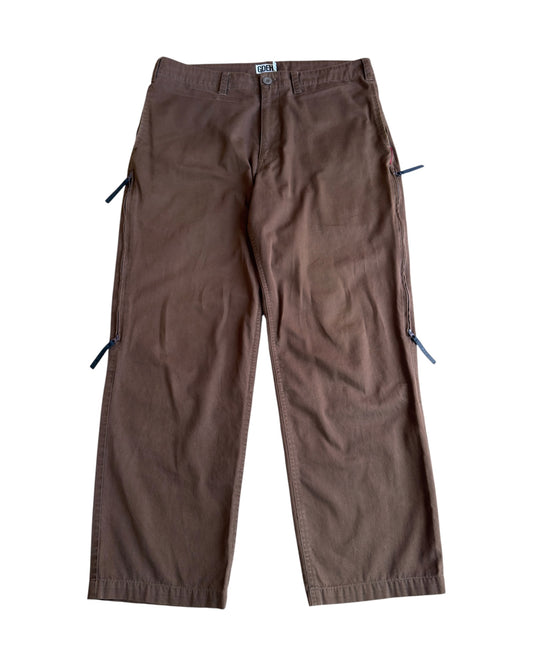 GOODENOUGH 2000s Zip Thigh Ventilation Pants