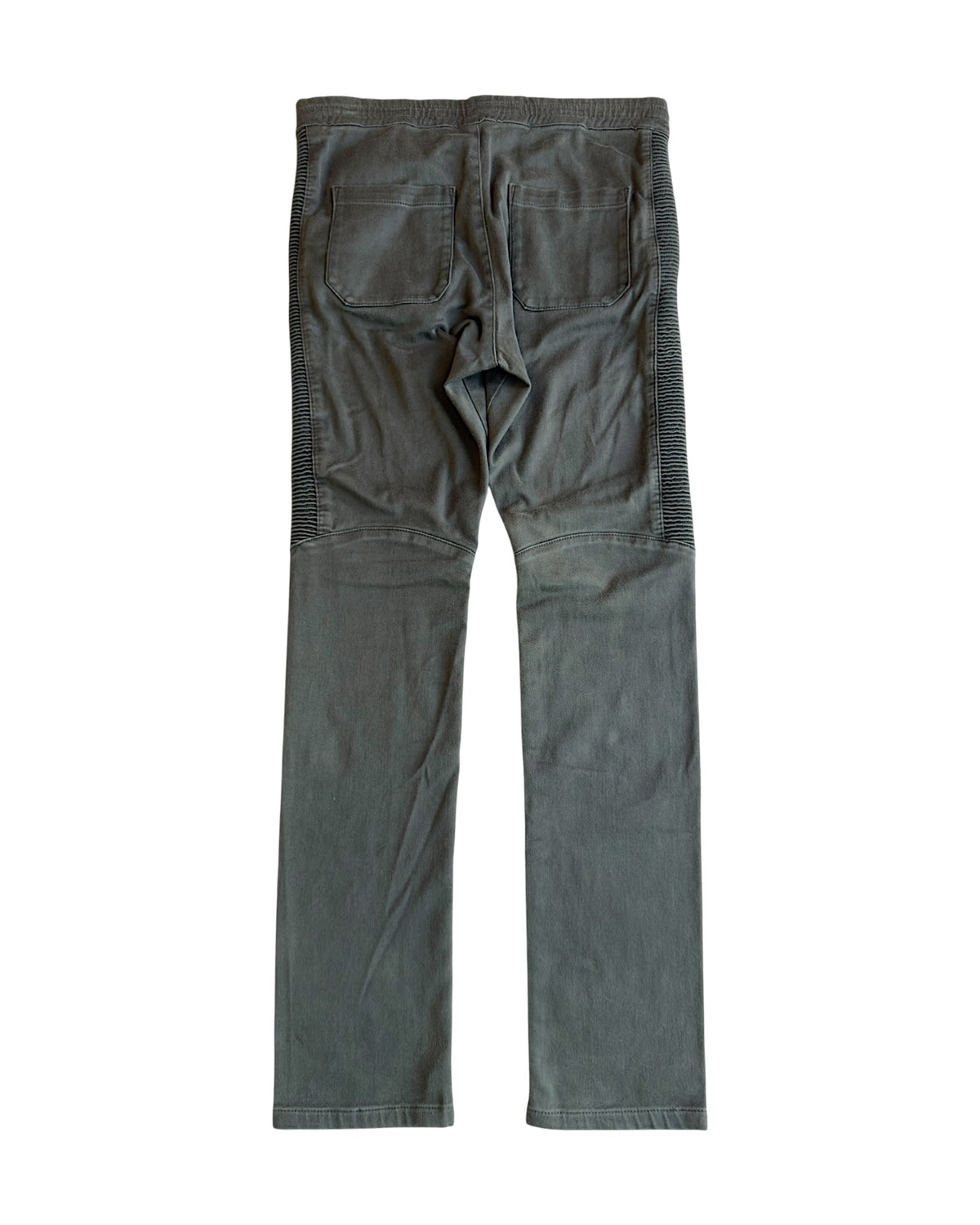 Balmain FW14 Slim Moto Biker Sweatpants