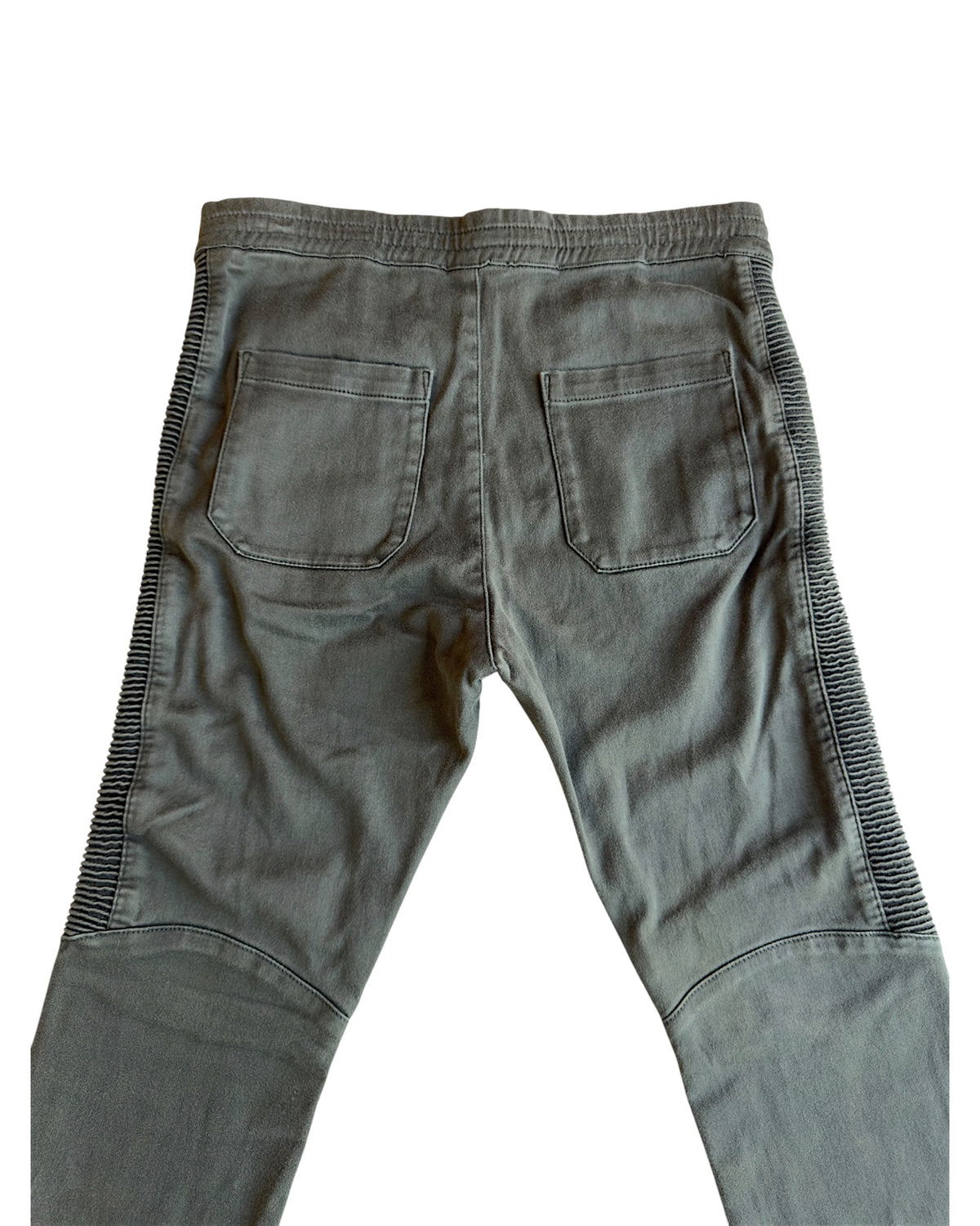 Balmain FW14 Slim Moto Biker Sweatpants