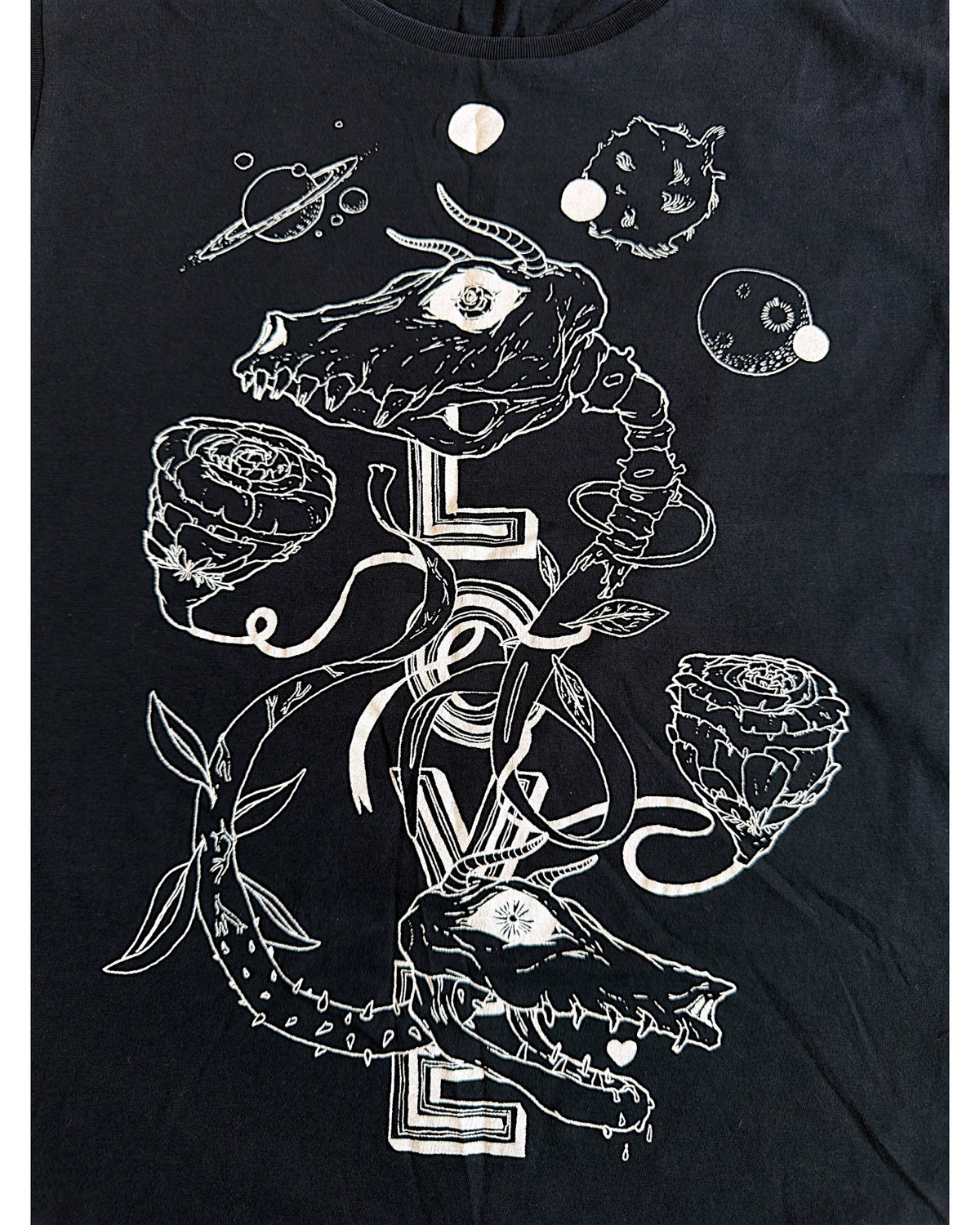 Saint Laurent SS12 by Hedi Slimane Love Space Monster Sleeveless T-Shirt