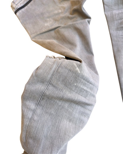 Undercover SS14 "Psychocandy" Full Wrap Zipper Distressed Denim Jeans