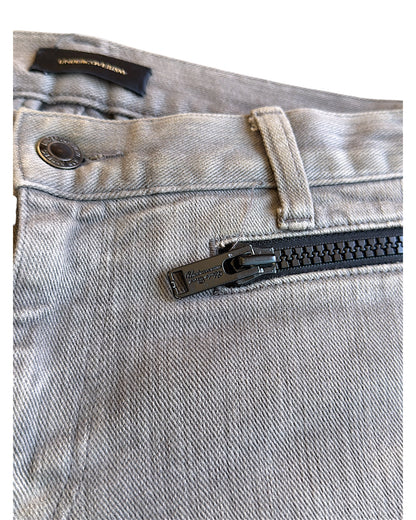 Undercover SS14 "Psychocandy" Full Wrap Zipper Distressed Denim Jeans