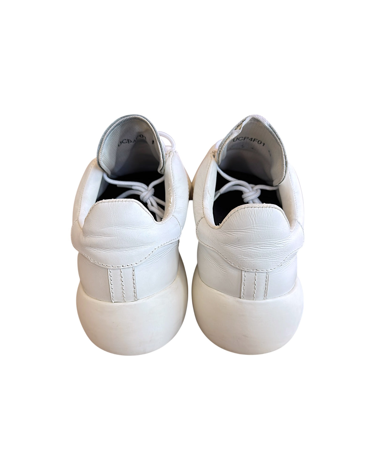 Undercover FW01 Pointed Hog Toe Sole Leather Derby Shoes