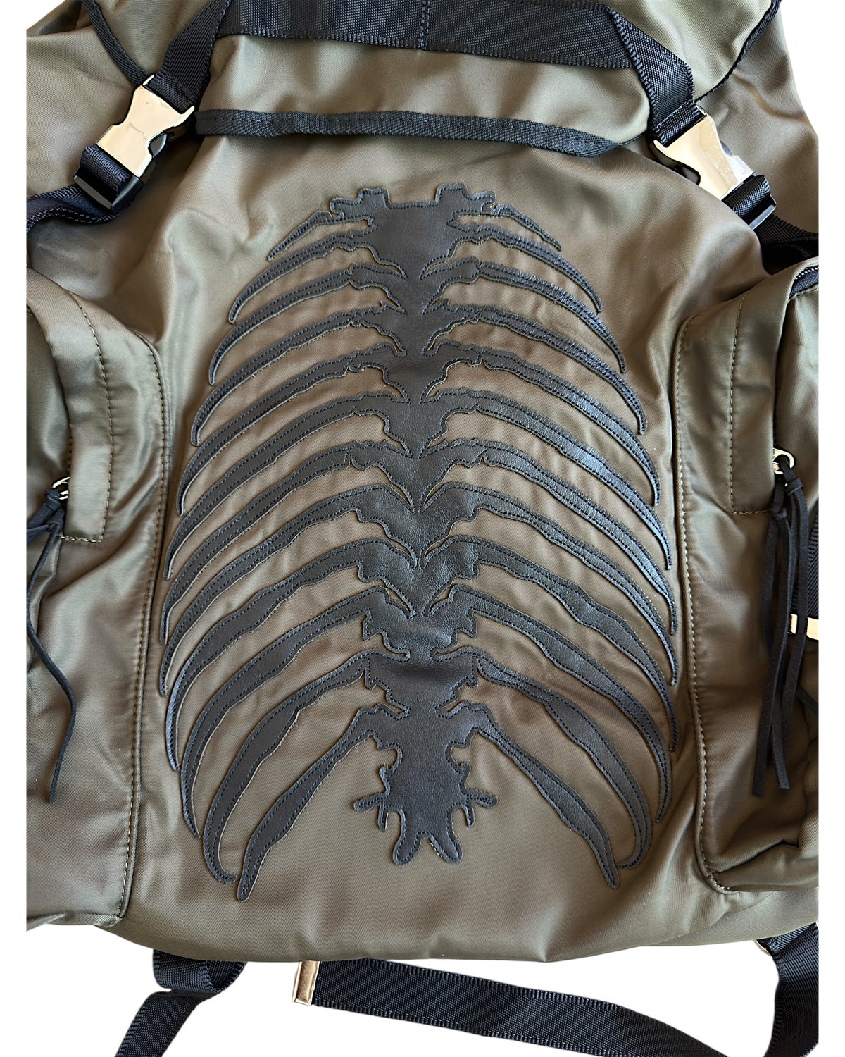 Undercover AW13 "Anatomicouture" Leather Ribcage Patch Utility Backpack
