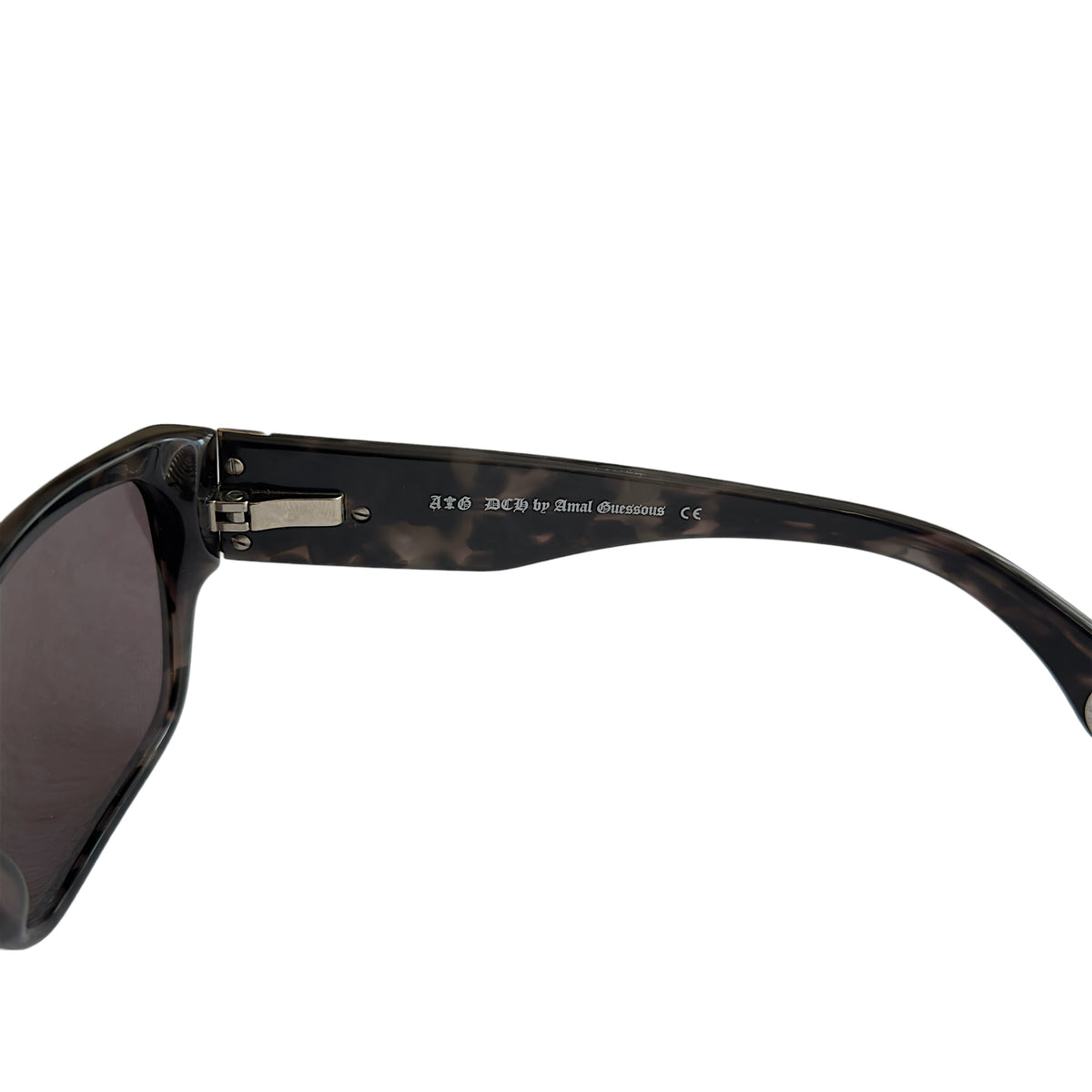 A&G Rock Amal Guesseous Fleur De Lis Tortoise Shell Sunglasses