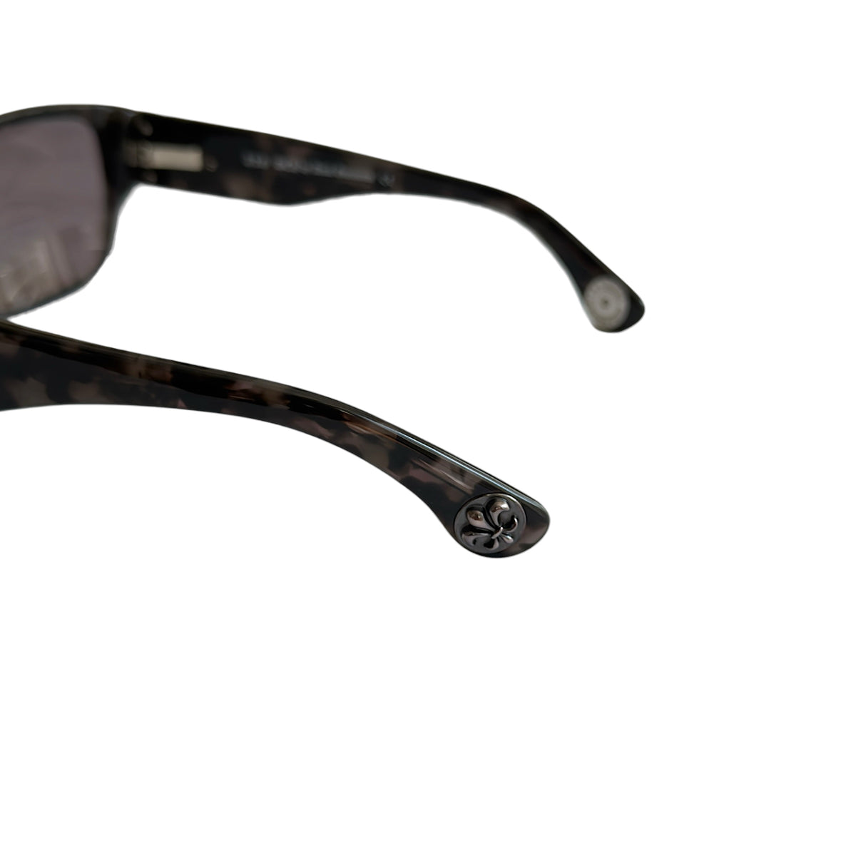 A&G Rock Amal Guesseous Fleur De Lis Tortoise Shell Sunglasses