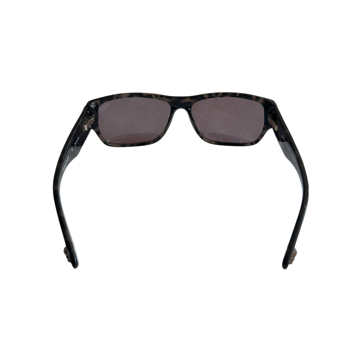 A&G Rock Amal Guesseous Fleur De Lis Tortoise Shell Sunglasses