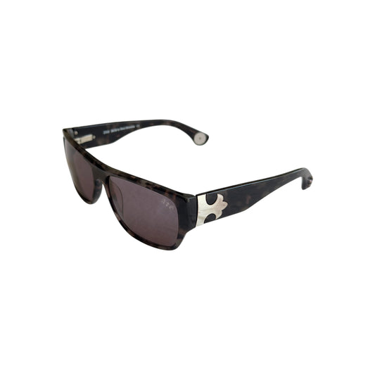 A&G Rock Amal Guesseous Fleur De Lis Tortoise Shell Sunglasses