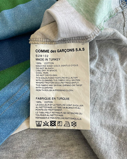 Comme Des Garçons SHIRT Color Stripes Long Sleeve T-Shirt