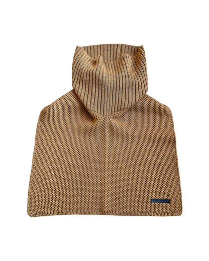 Emporio Armani 2000s Woven Knit Neck Warmer Snood Scarf