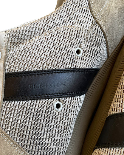 Dior Homme SS04 B01 Leather Mesh German Army Trainers