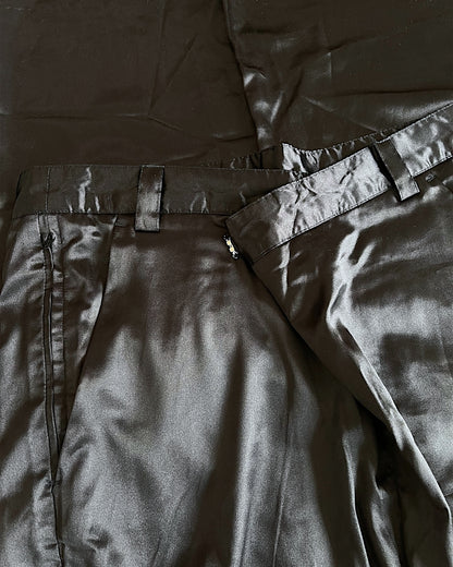14th Addiction Wrap Hook Closure Wide Leg Slack Pants