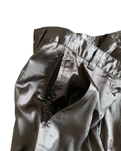14th Addiction Wrap Hook Closure Wide Leg Slack Pants